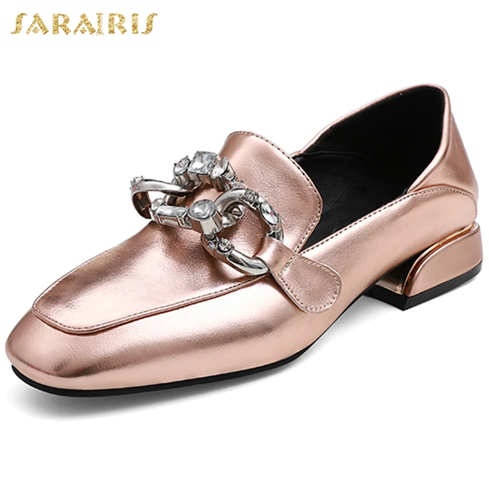

Sarairis On Sale Chunky Heels Large Size 50 Customize Slip On Spring Leisure women's Shoes Woman Pumps Female
