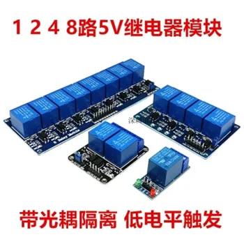 

5V 1 2 4 8 channel relay module with optocoupler Relay Output 1 2 4 8 way relay module