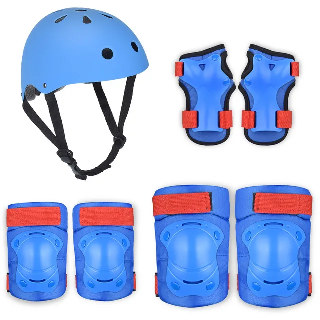 US $21.48 Customizable Skating Kids Balance Bike Balance Car Skating Roller Skating Protective Clothing Set C