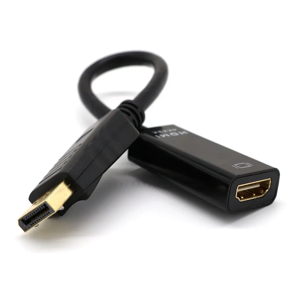4K Дисплей Порт DP к HDMI Женский кабель адаптер конвертер Дисплей порт для HDTV HDMI конвертер «Папа-мама»