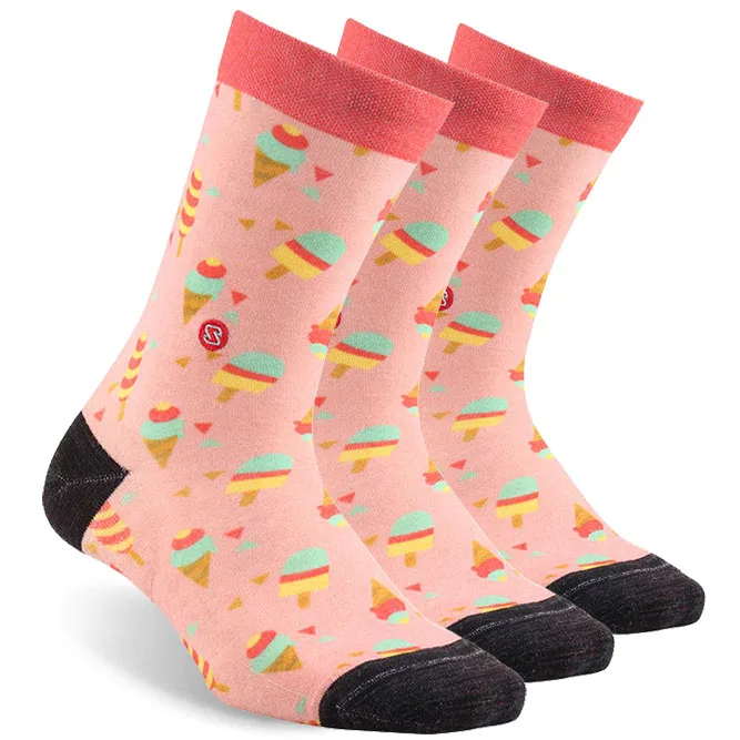 3 pair pink Носки с принтом спортивные носки, ZEALWOOD унисекс мериносовая шерсть ультра-светильник носки для бега 1/3 пар - Цвет: 3 pair pink