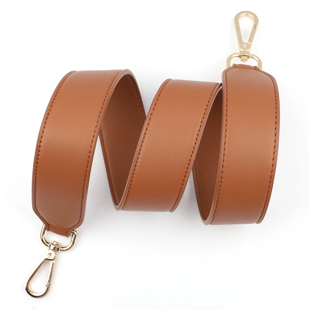 90cm Leather Shoulder Bags Belts Strap for Women Handbags Accessories  4cm Wide Crossbody Bags Belts Straps Black Tan