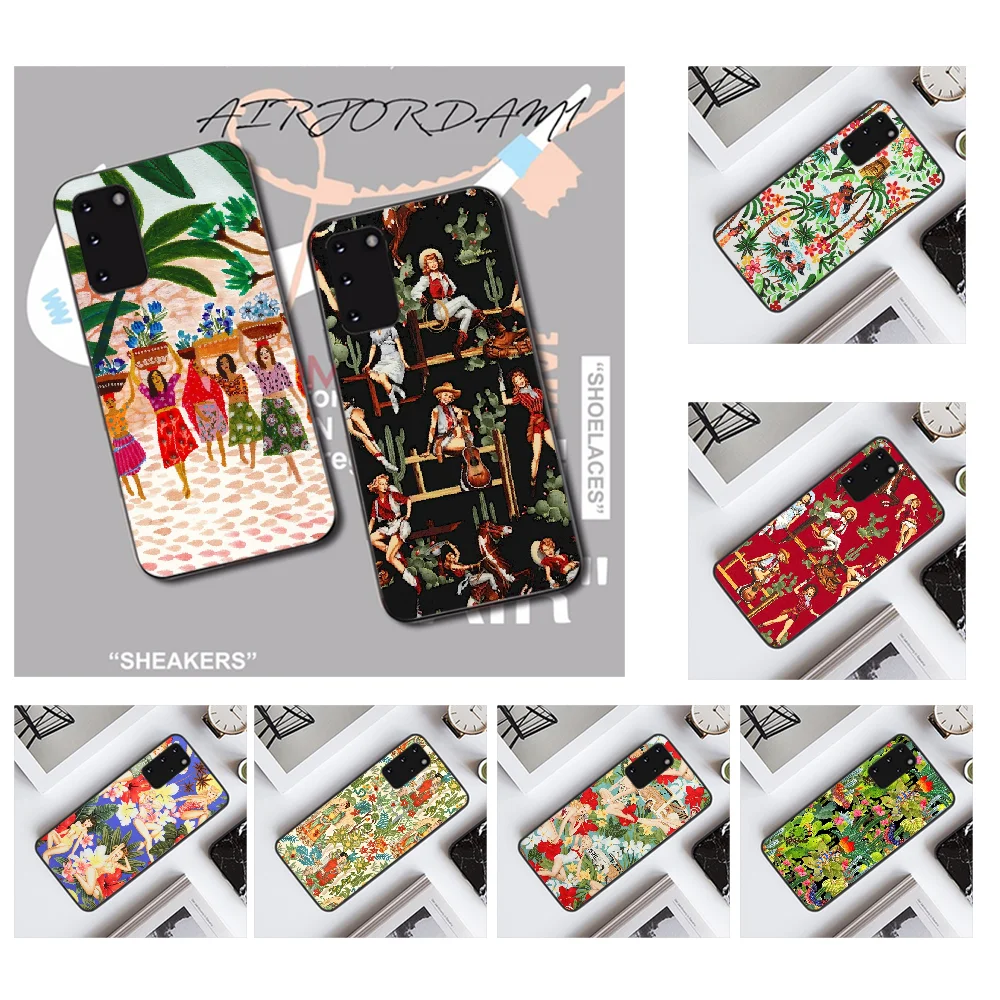NBDRUICAI Aloha Girls Fabric от Александра Генри чехол для телефона Samsung S20 plus Ultra S6 S7 edge S8 S9 S10 5G |