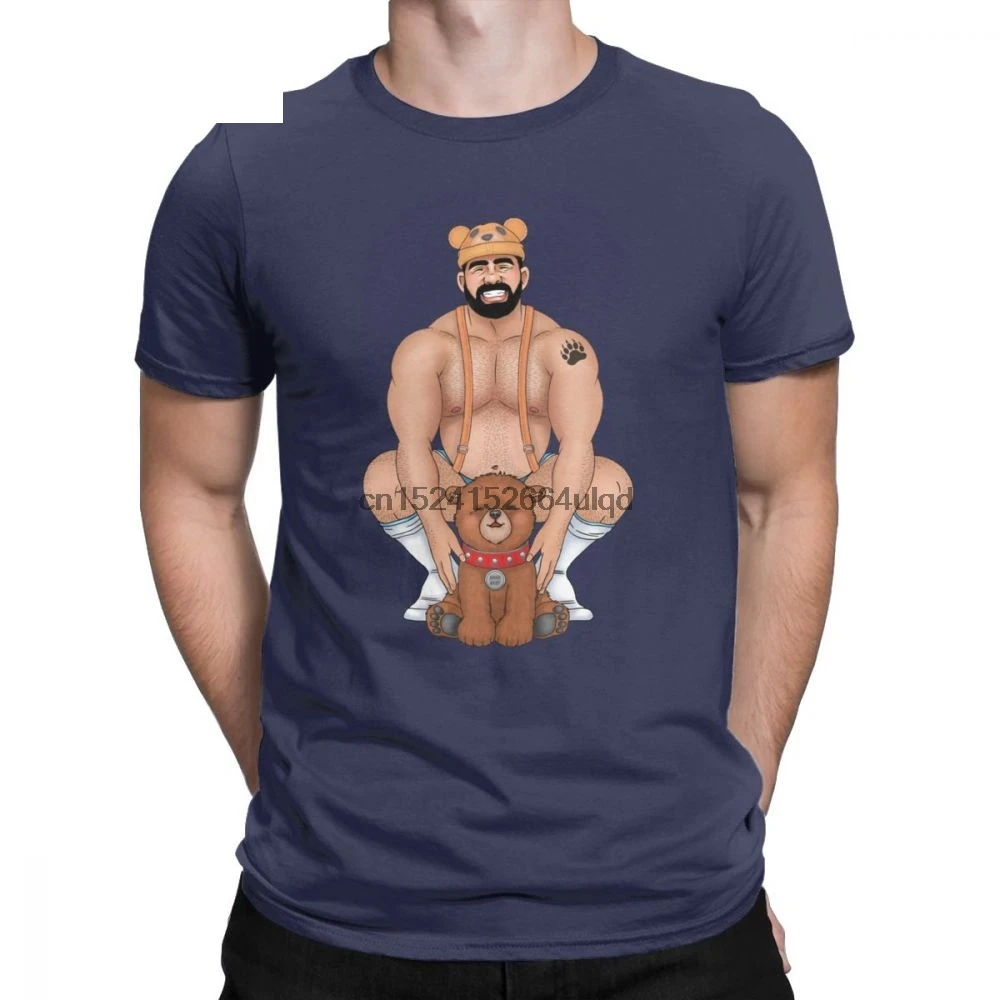 Daddy Bear Футболка мужская из чистого хлопка футболка с уникальным дизайном Barebeef