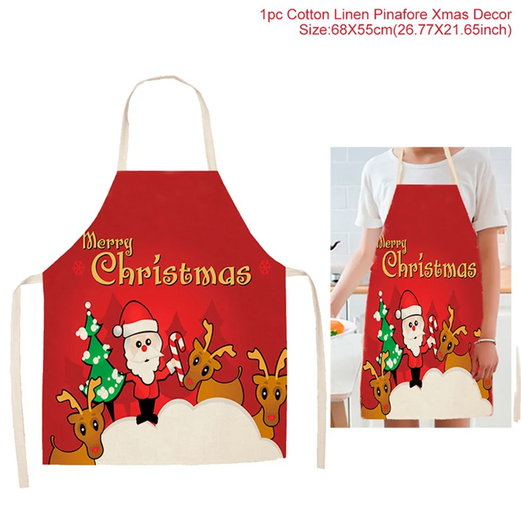 PATIMATE рождественские украшения для кухни рождественские украшения для дома рождественские украшения Navidad подарки на год - Цвет: apron 3