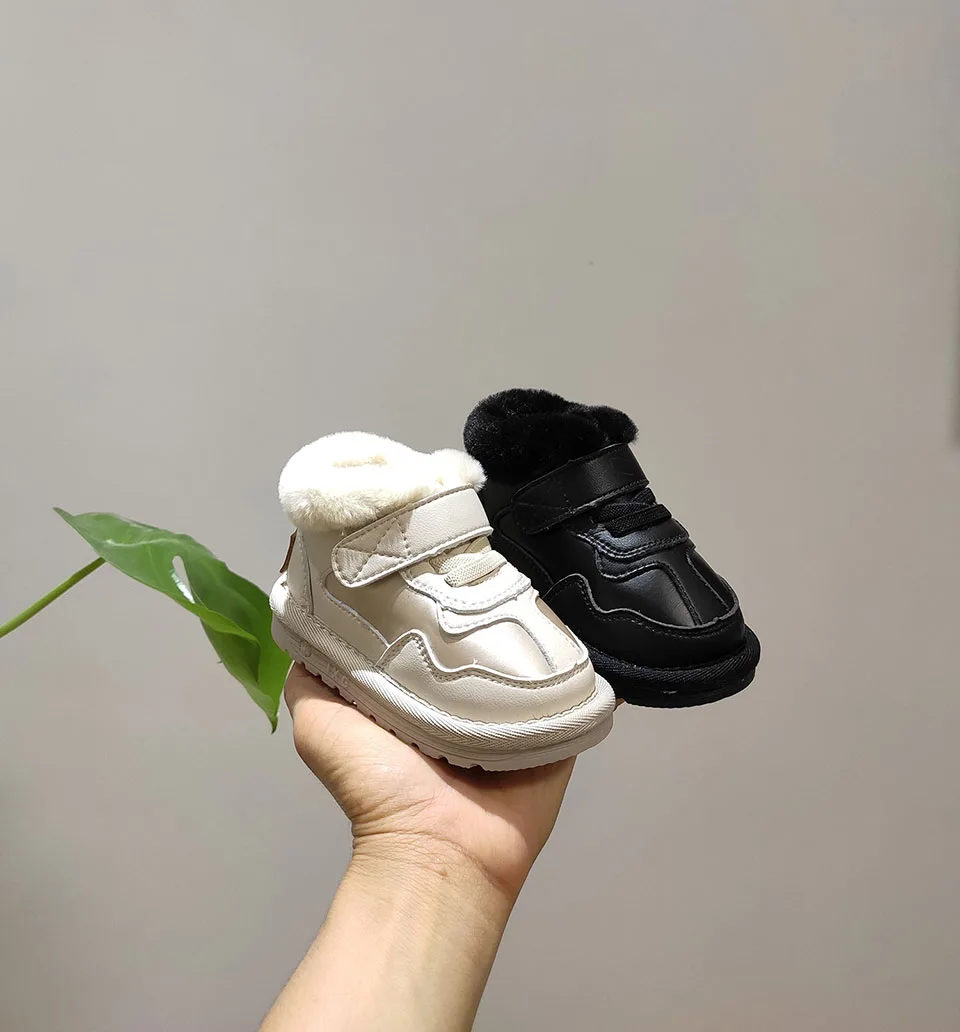 Winter Baby Toddler Shoes Winter Infant Baby Toddler Shoes Children's Cotton Boots Low-top Snow Boots Children Shoes