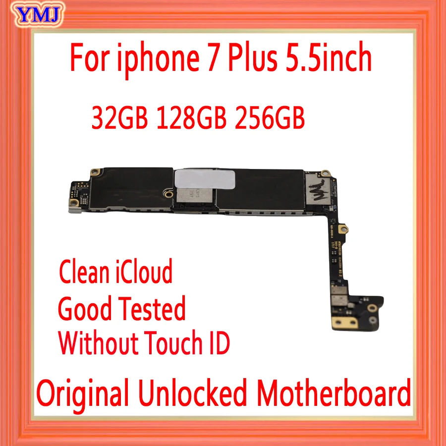 32 Гб/128 ГБ/256 ГБ для iphone 7 plus материнская плата с сенсорным ID/без сенсорного ID 100%