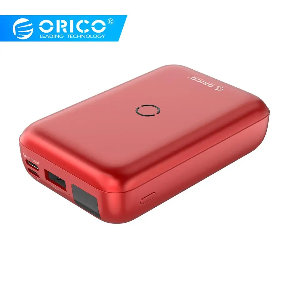 

ORICO 10000mAh Wireless Power Bank Fast Charge Portable Powerbank USB Type C External Battery For Smartphone With Phone Holder