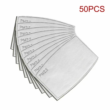 

10/20/30/50 / 100Pcs PM2.5 Protective Filter 5 Layers Replaceable Anti Haze Filters for Mouth Masks filter paper DTT88