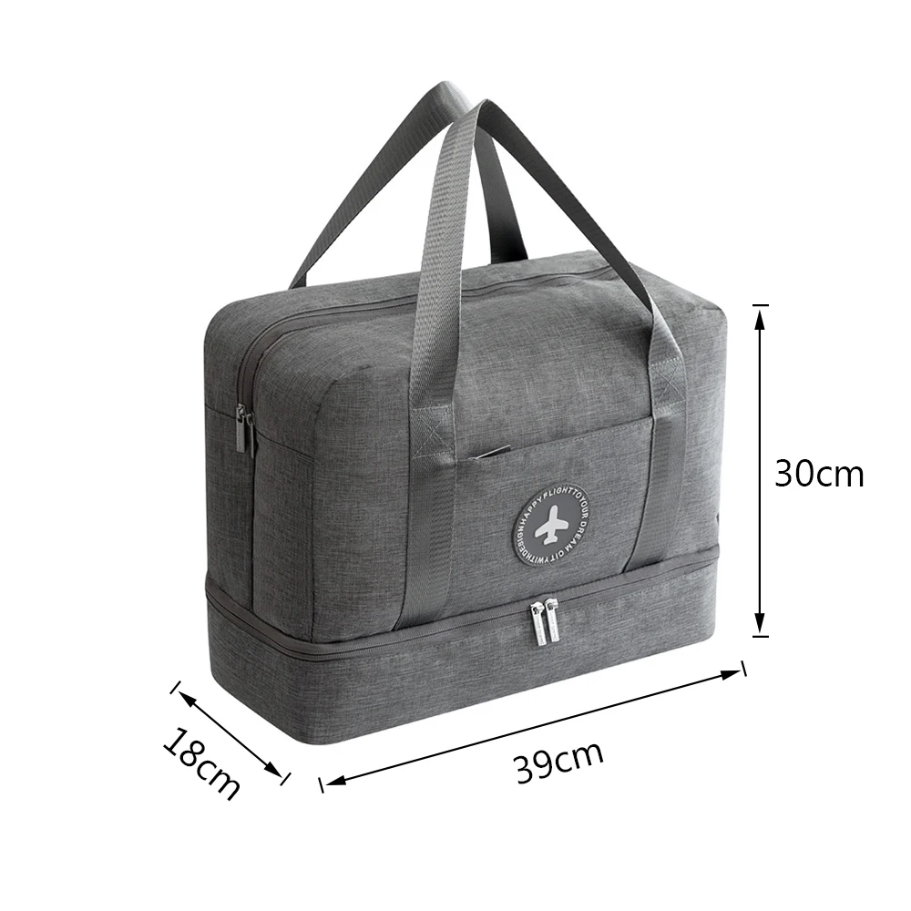 Travel Vacation Clothes Toiletries Storage Bag Fitness Organizer Dry And Wet Separation Swimming Bag Beach Waterproof Shoe Bag