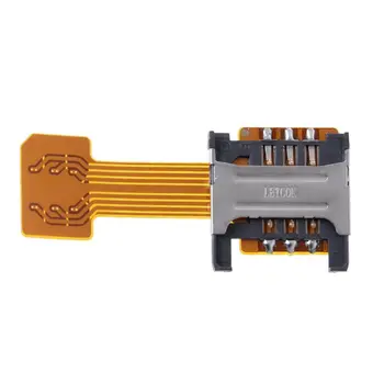 

Hybrid Double Dual SIM Card Micro SD Adapter for Android Phone Extender Nano Mic