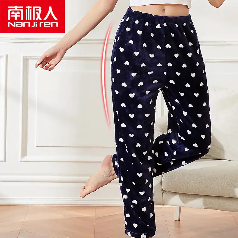 Pantalones de franela para mujer Clearance