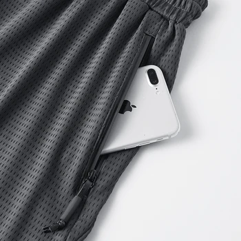 Large Men's Shorts Mesh Elastic Summer Breeches 8XL 6XL Big Size Clothing Nylon Black Grey Spandex Sweat Shorts Plus Size Shorts 6