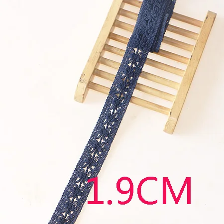 5 YARD 5 ярдов много тканый хлопок кружево отделка DIY шитье шторы Ремесло Украшение ребенок синий ребенок розовый хлопок отделка кружевная лента - Цвет: 5 YARD