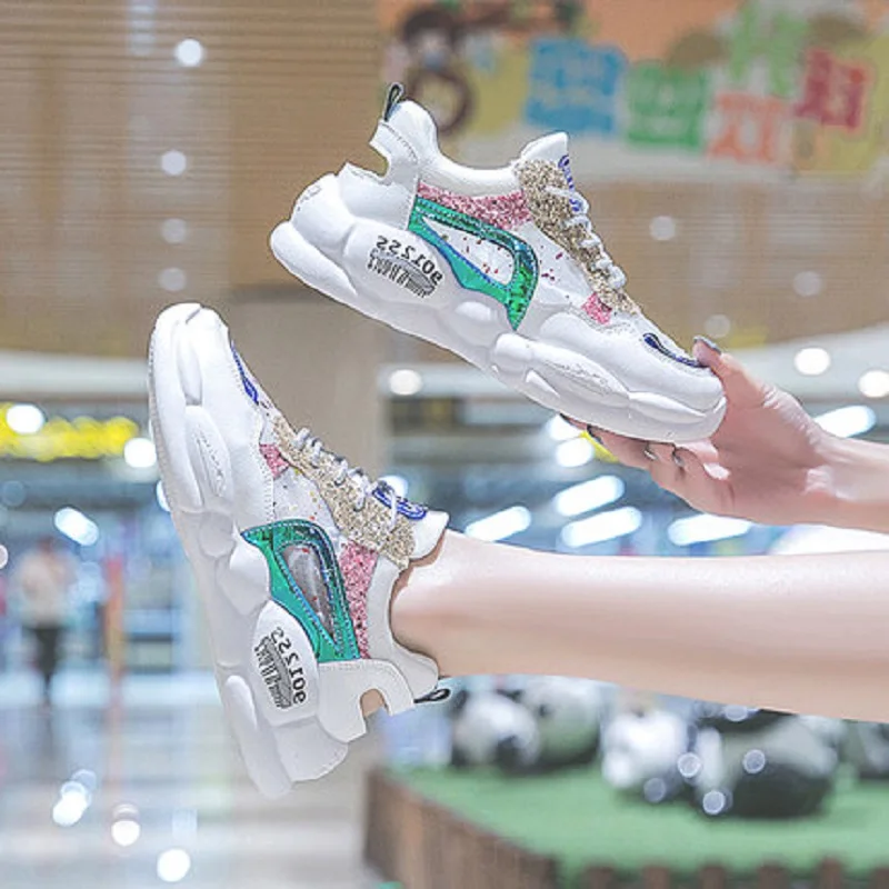 Женские сетчатые туфли Old shoes Повседневные Дышащие на низком каблуке Новинка лета
