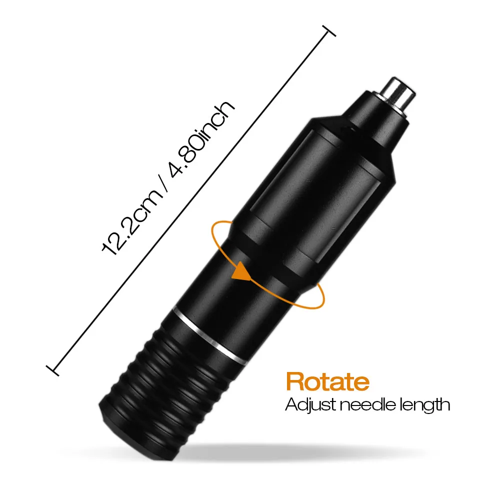 ATOMUS Татуировка ручка роторная длинная Татуировка пистолет машина с RCA Клип шнур татуировка машина Татуировка боди-арт