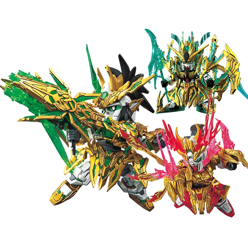 Bandai собранная модель Gundam милые SD BB три царства LongXiang LiuBei GuanYu ZhangFei ZhaoYun LvBu | Игрушки