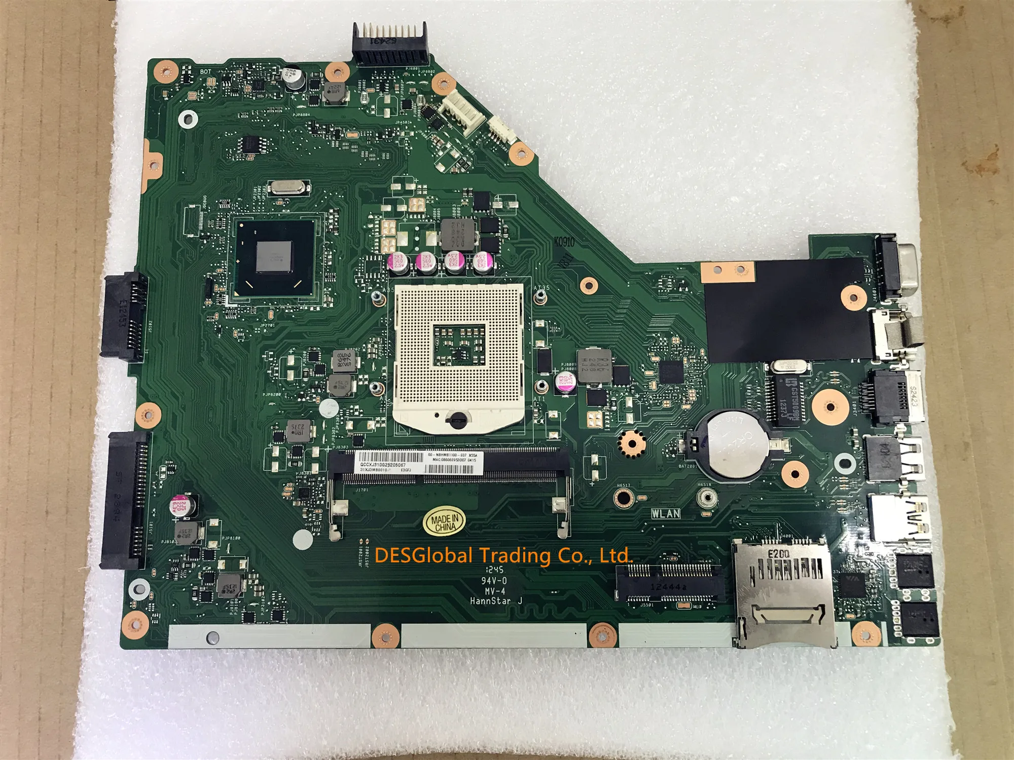 

60-NBHMB110-F01 X55A Mainboard For ASUS X55A X55V laptop Motherboard 31XJ3MB0010 SJTNV 100% Test Fast Shipping