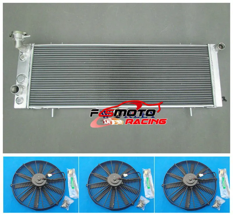 All Aluminum Radiator + Fan Cooling For Jeep Cherokee XJ / Wagoneer