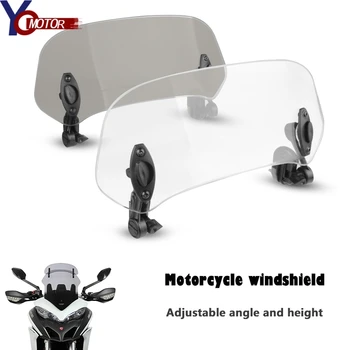 

Motorcycle Adjustable WindScreen Windshield Spoiler Deflector for SUZUKI GSX650F SV1000/1000S SV650 600/750 KATANA FZ1 FAZER FZ6
