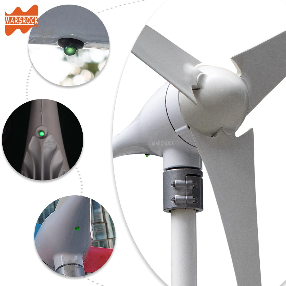 Kit i-2000W 48V Wind Turbine & Hybrid Charge Controller & Tower