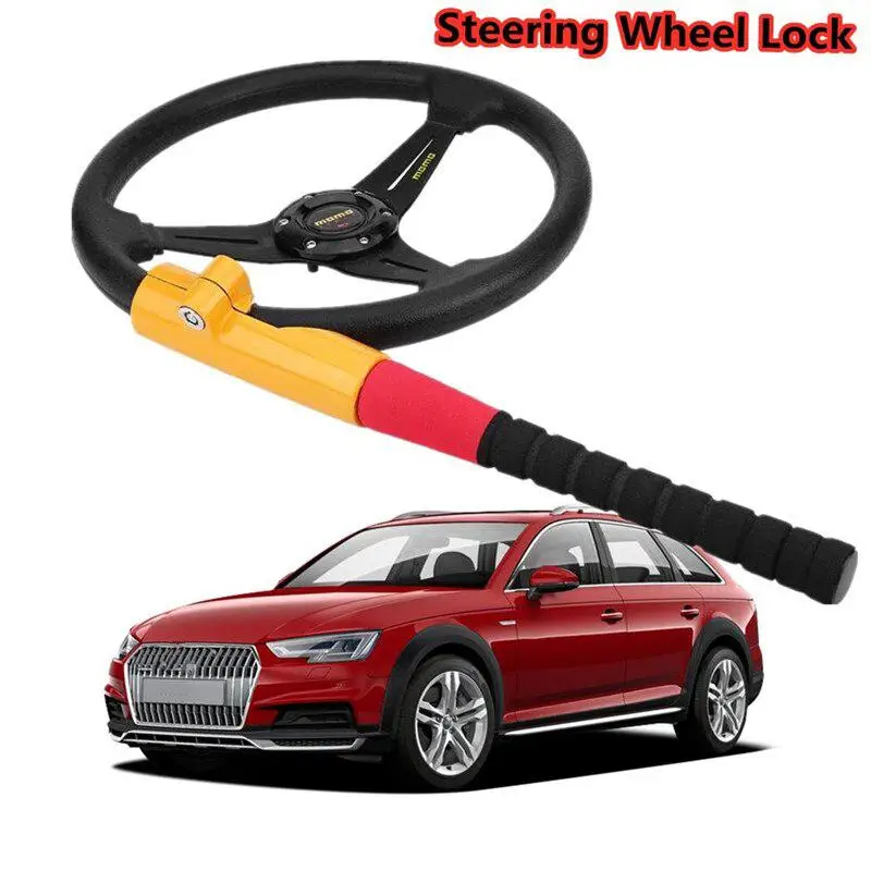 Universal Automotive Locking Device Anti Theft Car Steering Wheel Lock With 2 Keys Car Vehicle Security Baseball Anti Theft Lock