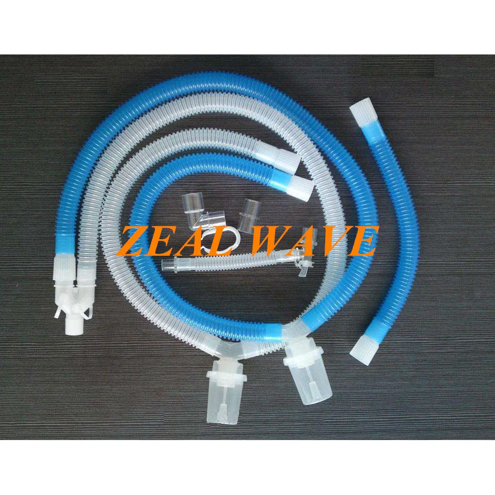 

Imported Invasive Ventilator Disposable Breathing Circuit Set Threaded Pipeline (Dual Water Collection Cup Extension Tube)