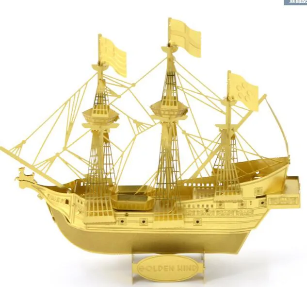 Красочные печатные 3D металлические Пазлы металлическая Сборная модель 3D головоломка креативные игрушки домашний интерьер украшения подарки