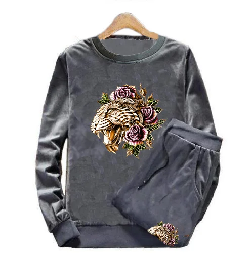 Мужской Бархатный спортивный костюм из 2 предметов куртка и брюки | Мужская