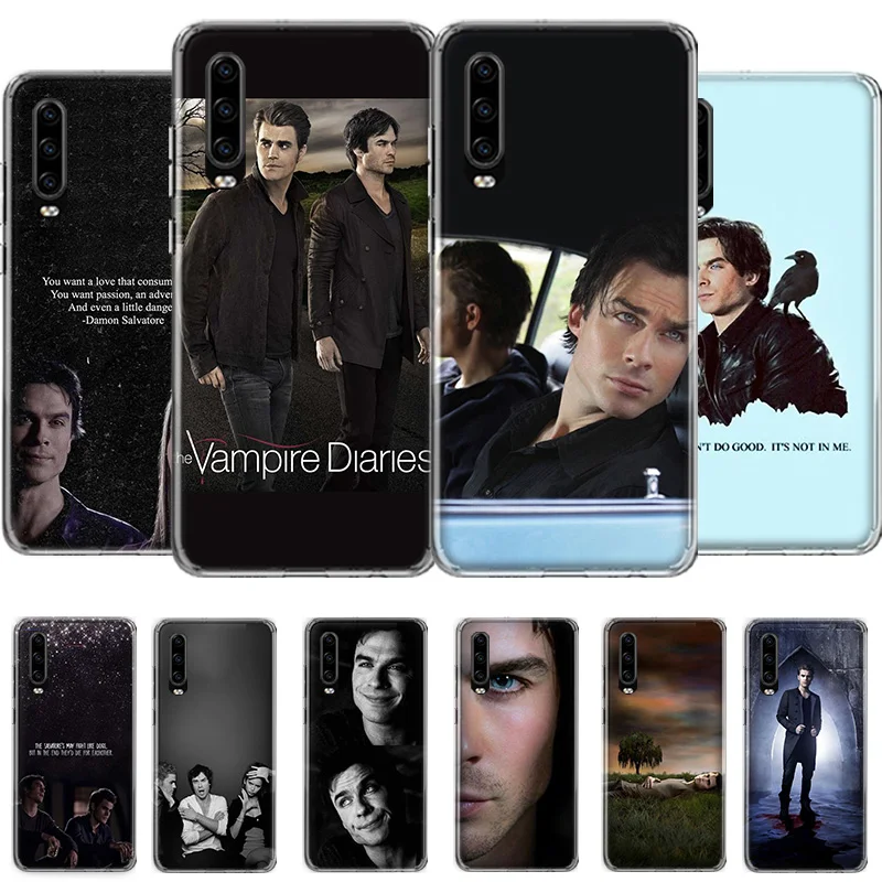 

The Vampire Diaries Stefan Damon Salvatore Phone Case For Huawei Honor Y 5 6 7 8 9 10 20 LITE A X S Pro NO/Finger Cover Coque so