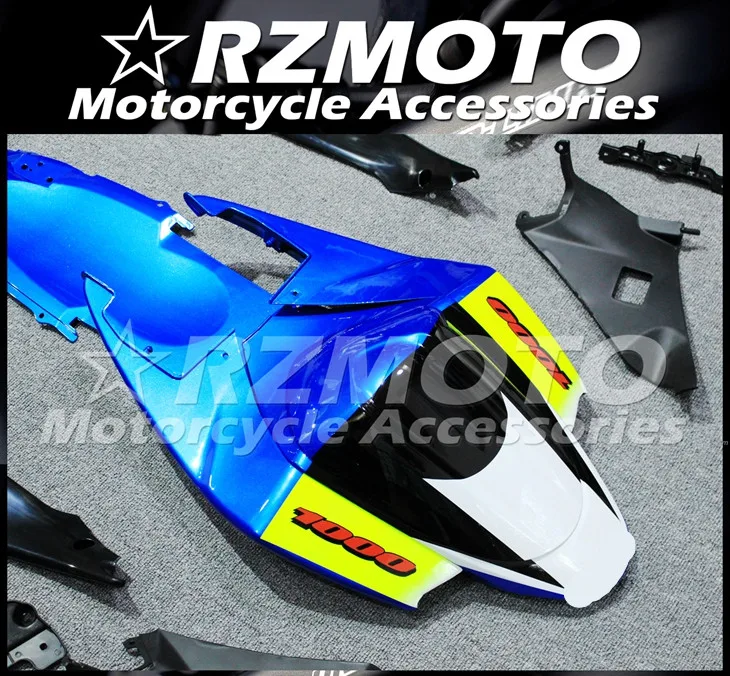 ABS мотоцикл обтекатель комплект для SUZUKI GSXR1000 K5 2005-06 год кузов литья под давлением Магазин № 1049
