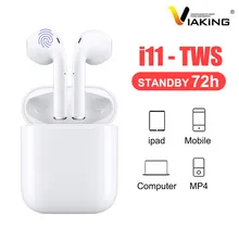 TWS i11 Bluetooth наушники с микрофоном зарядная коробка HD стерео