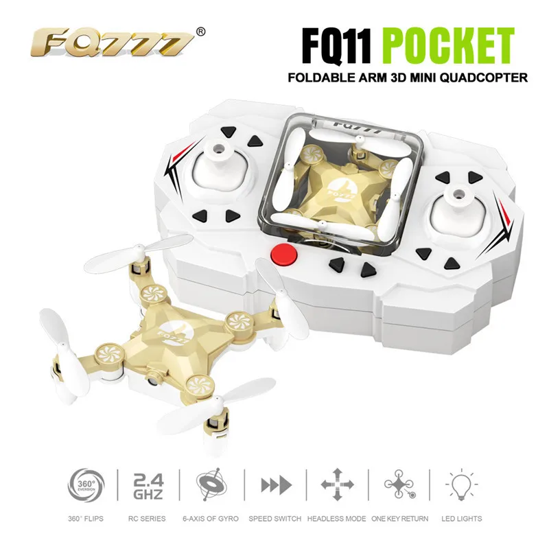 

FQ11 Mini Folding Quadcopter 2.4G Children Electric Remote Control Aircraft Model Unmanned Aerial Vehicle Toy