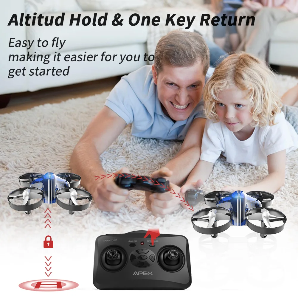 APEX Blue Mini RC Quad Copter Pocket Drone Remote Control Boy Toy 4CH 3D Flip Quadcopter RC Nano Helicopter APEX Blue Mini RC Quad Copter Pocket Drone Remote Control Boy Toy 4CH 3D Flip Quadcopter RC Nano Helicopter