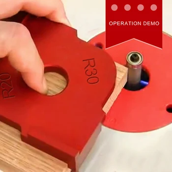 

Carving Machine Trimming Machine Woodworking Round Corner R Corner Arc Template Woodworking Semi-Round Corner Fast Locator