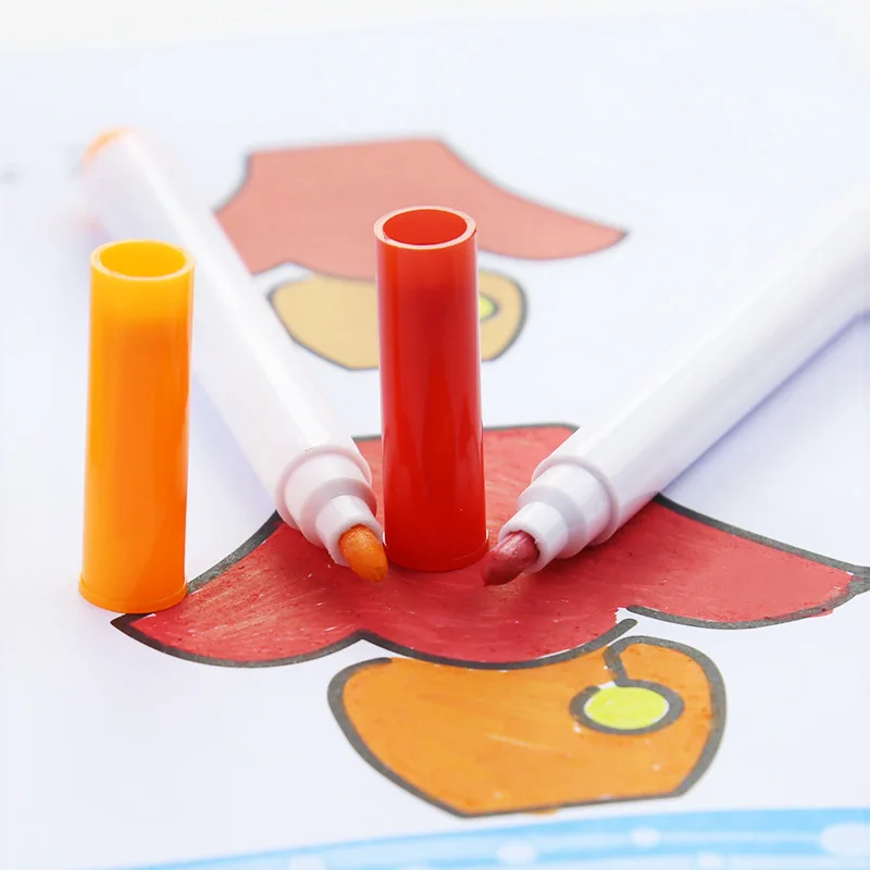 Water-soluble Liquid Chalk Non-dust Chalk Erasable Drawing Pen for Black Board Whiteboard Glass Tiles 12 Pcs 12 Colors liquid chalk pen chalk pens
