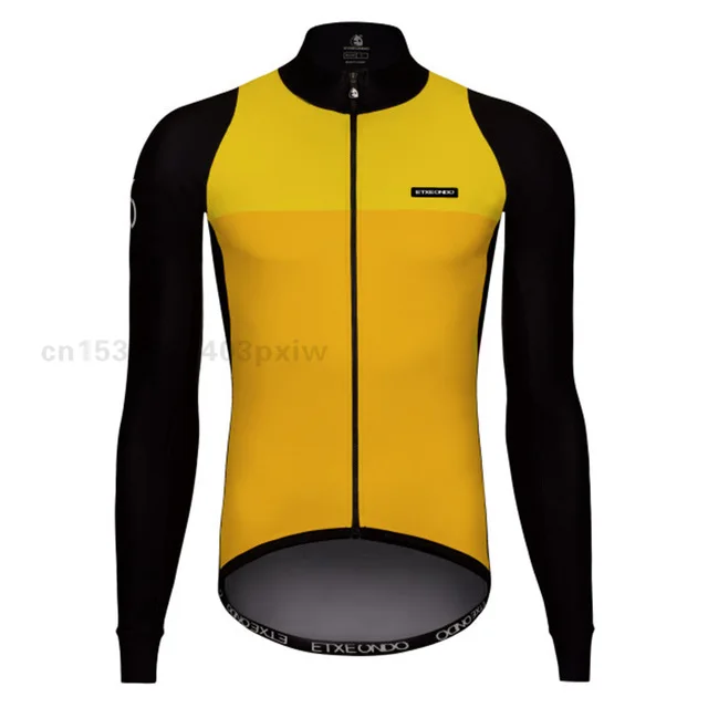 2020 Etxeondo Мужская велосипедная Джерси с длинным рукавом удобные солнцезащитные