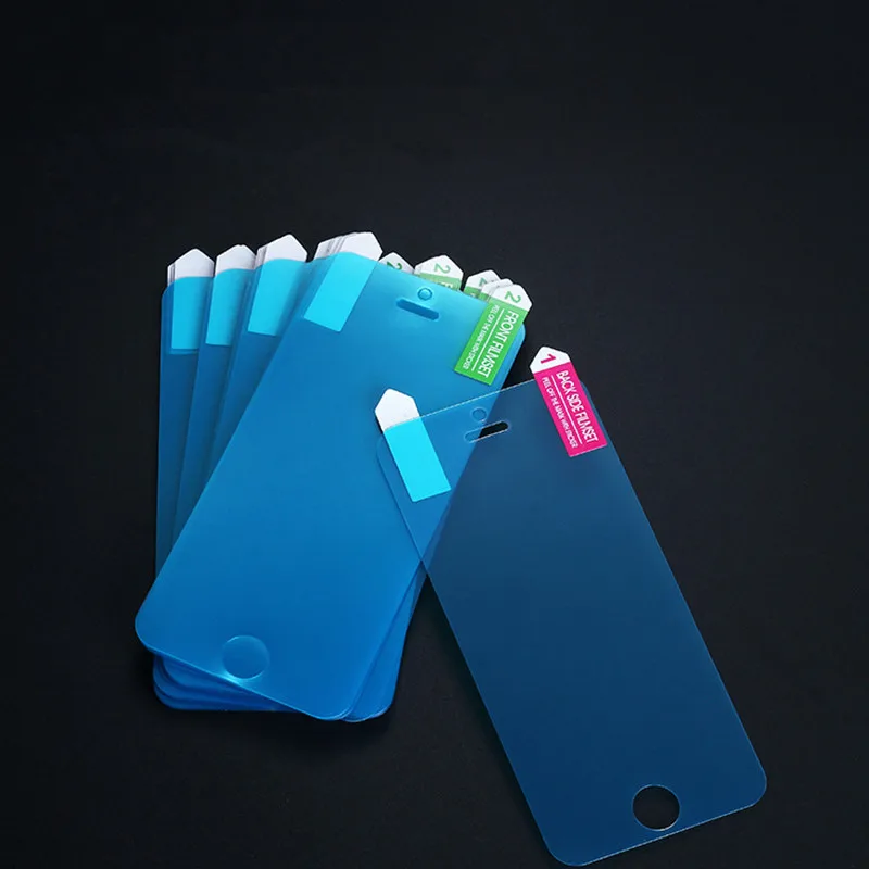 Мягкая Взрывозащищенная нано-защитная пленка фольга для IPhone 12 11 Pro Max XS XR 6 8 7Plus