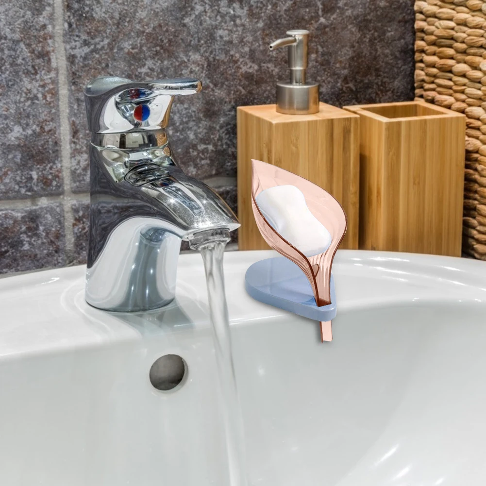 Держатель для мыла в форме листьев держатель ванной комнаты подставка посуды