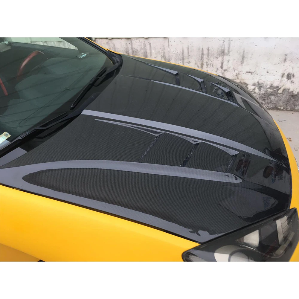 

for GENESIS COUPE 2009-2011 H2 STYLE BONNET Real Carbon Fiber Car Hood Cover