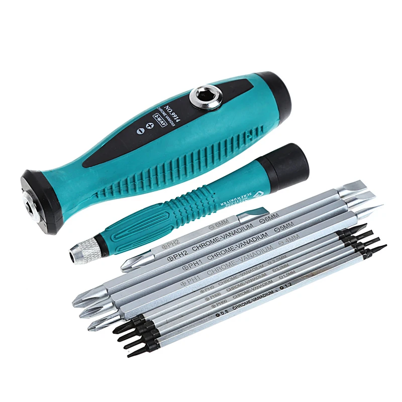 

10 Pcs Slit Sets Magnetic Screwdriver Repair Multi Function Multi Hand Tool Set