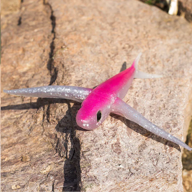 

Fishing Bait 22cm125g Flying Fish Soft Bait Artificial Lure Tuna Mackerel Soft Bait