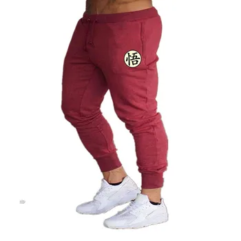 

Mens Joggers Casual Pants Fitness Male Sportswear Cotton Skinny Sweatpants Trousers Gyms Print Dragon Ball Goku Track Pants 2020