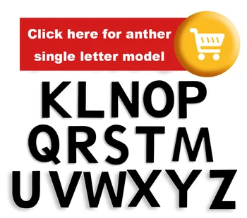 

5in Floating Modern House Number SS Door Home Address Numbers for House Digital Outdoor Sign Plates 5 Inch. #0-9 26 Letter