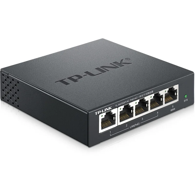 

TP-LINK TL-R470GP-AC PoE Power Supply AP Management Integration Enterprise Router Gigabit Port