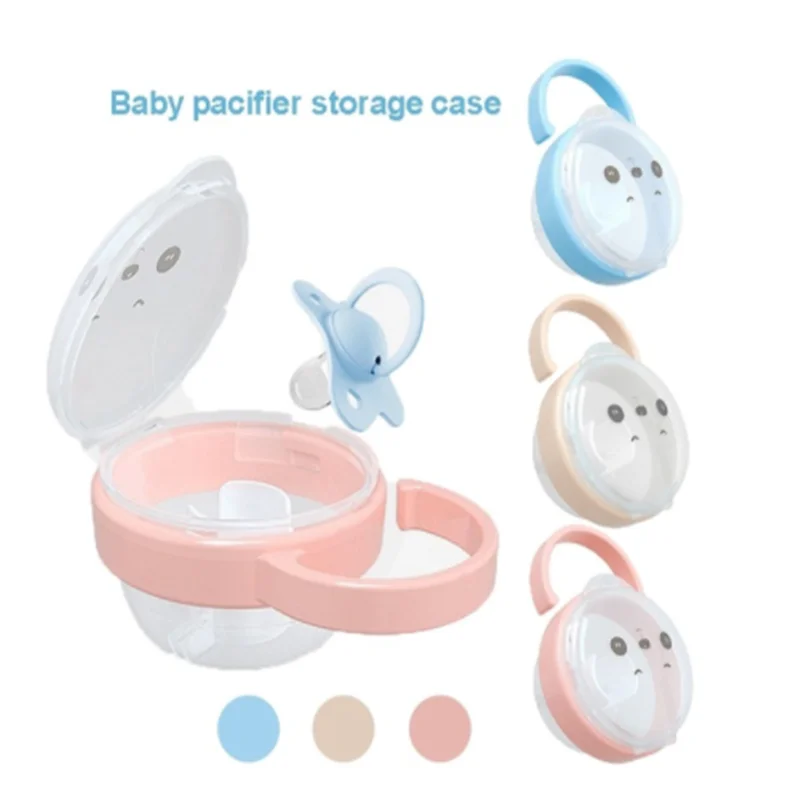 1pc Infant Baby Soother Container Holder Pacifier Dummy Box Travel Storage Case