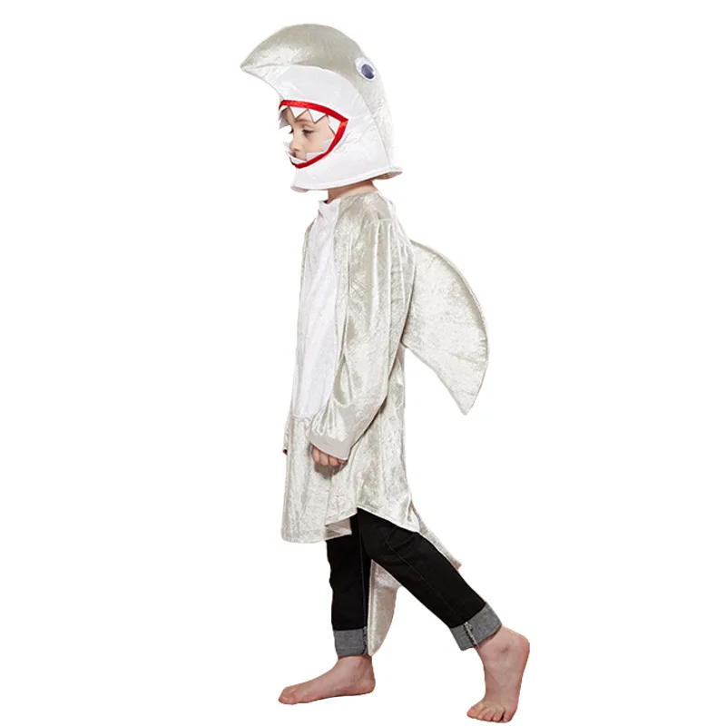 

Boys Shark Costume Cosplay Halloween Costume For Kids Carnival Animals Costume Children