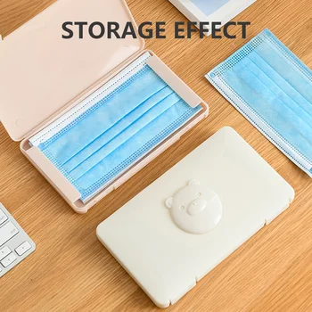 

Portable Face Mask -Keeper Storage Bag Mask Case Organizer Storage Holder Facemask funda mascarilla estuche guarda mascarillas