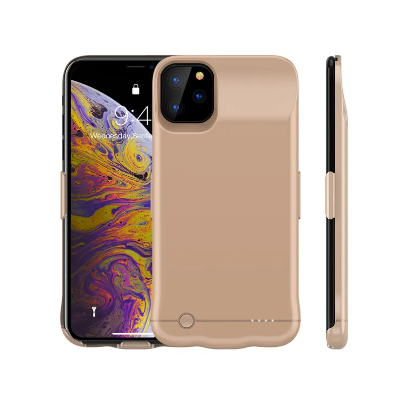 Чехол для iPhone 11 тонкий чехол зарядного устройства Pro Max внешний аккумулятор с