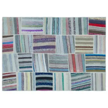 

Handmade Multicolor Vintage Patchwork Rug Area Rug 160x224 Cm-5'3''X7'4''